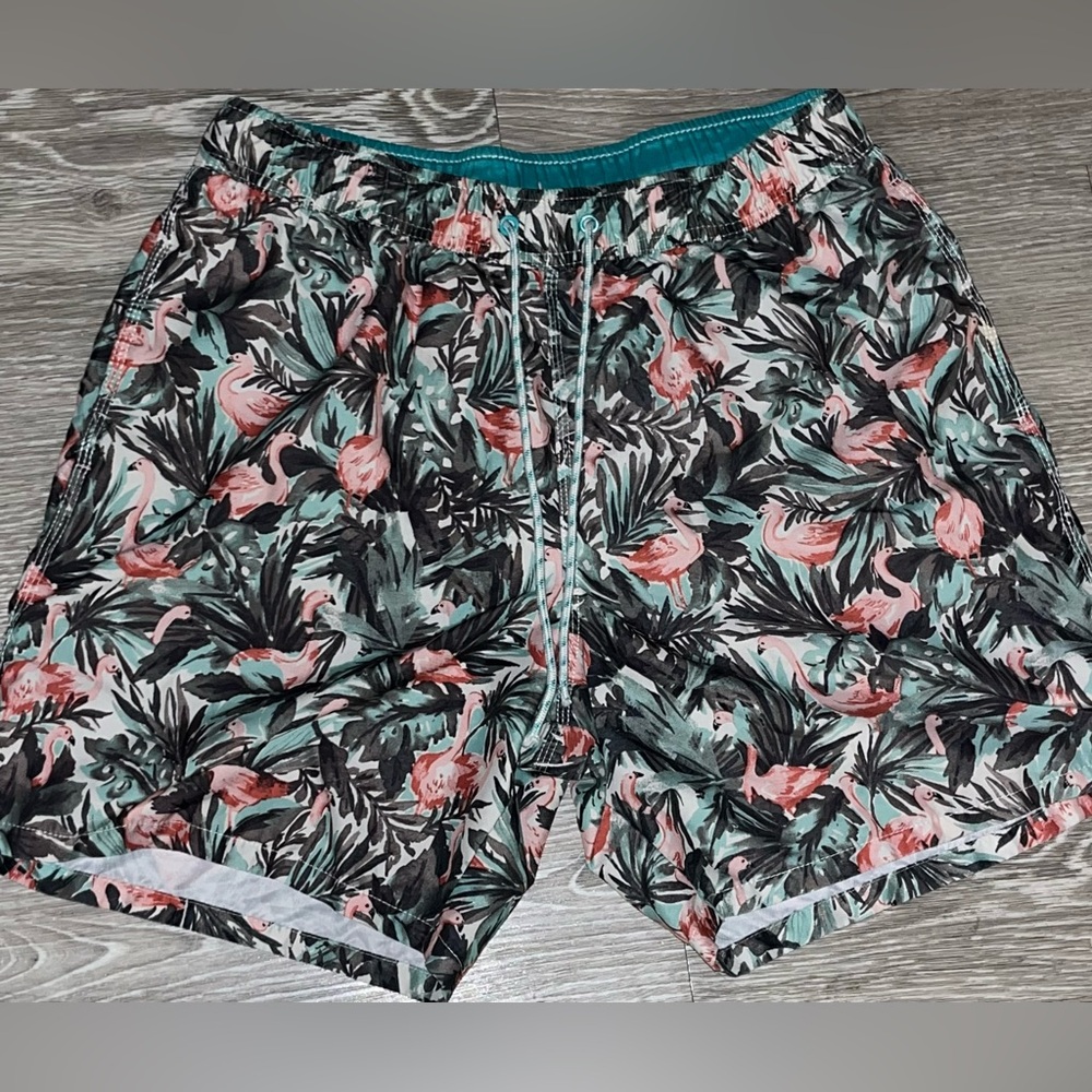 Good Fellow (Target Brand) Flamingo tropical Swim Trunks M